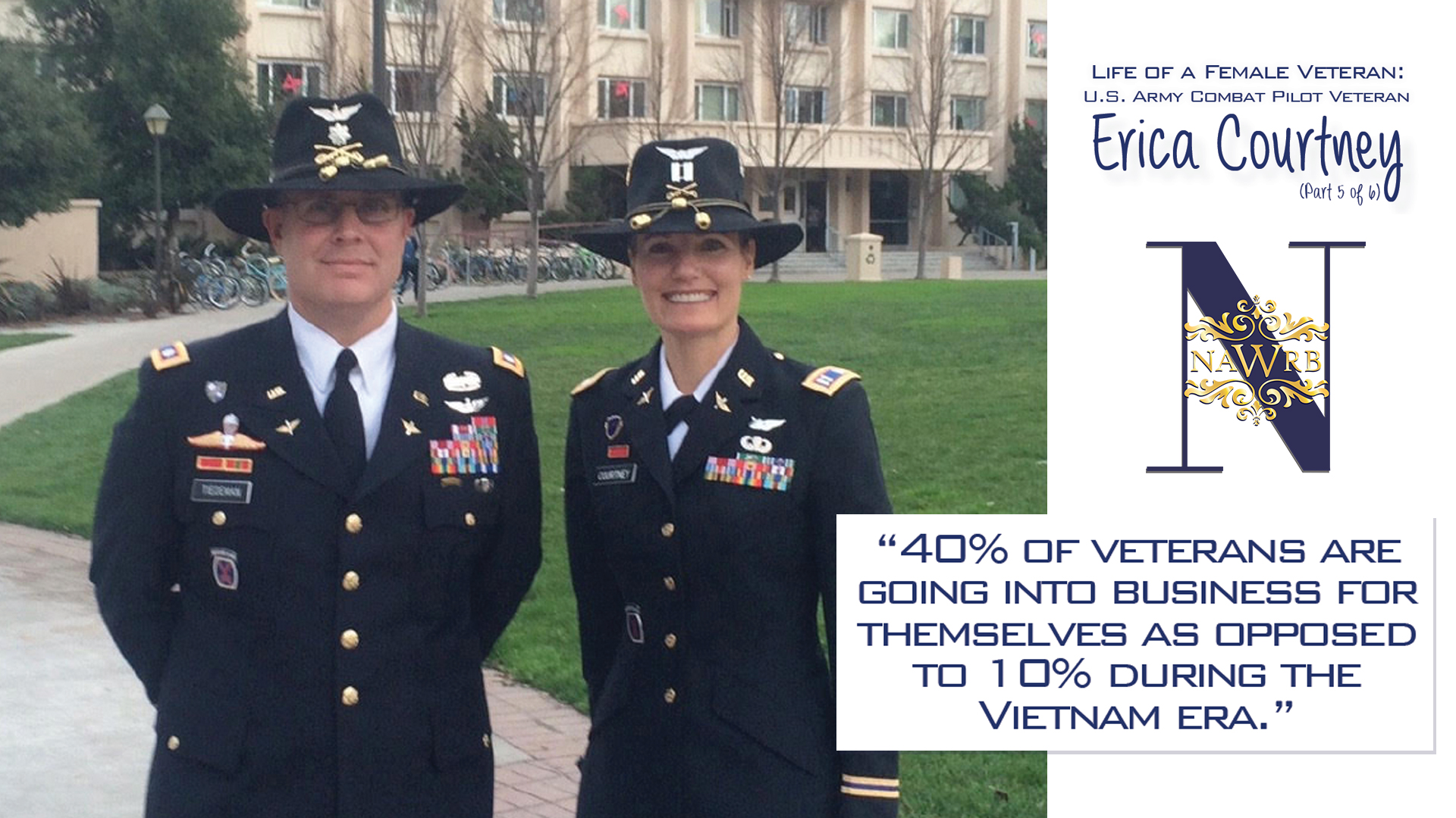Life of a Female Veteran: U.S. Army Combat Pilot Veteran Erica Courtney (part 5 of 6)