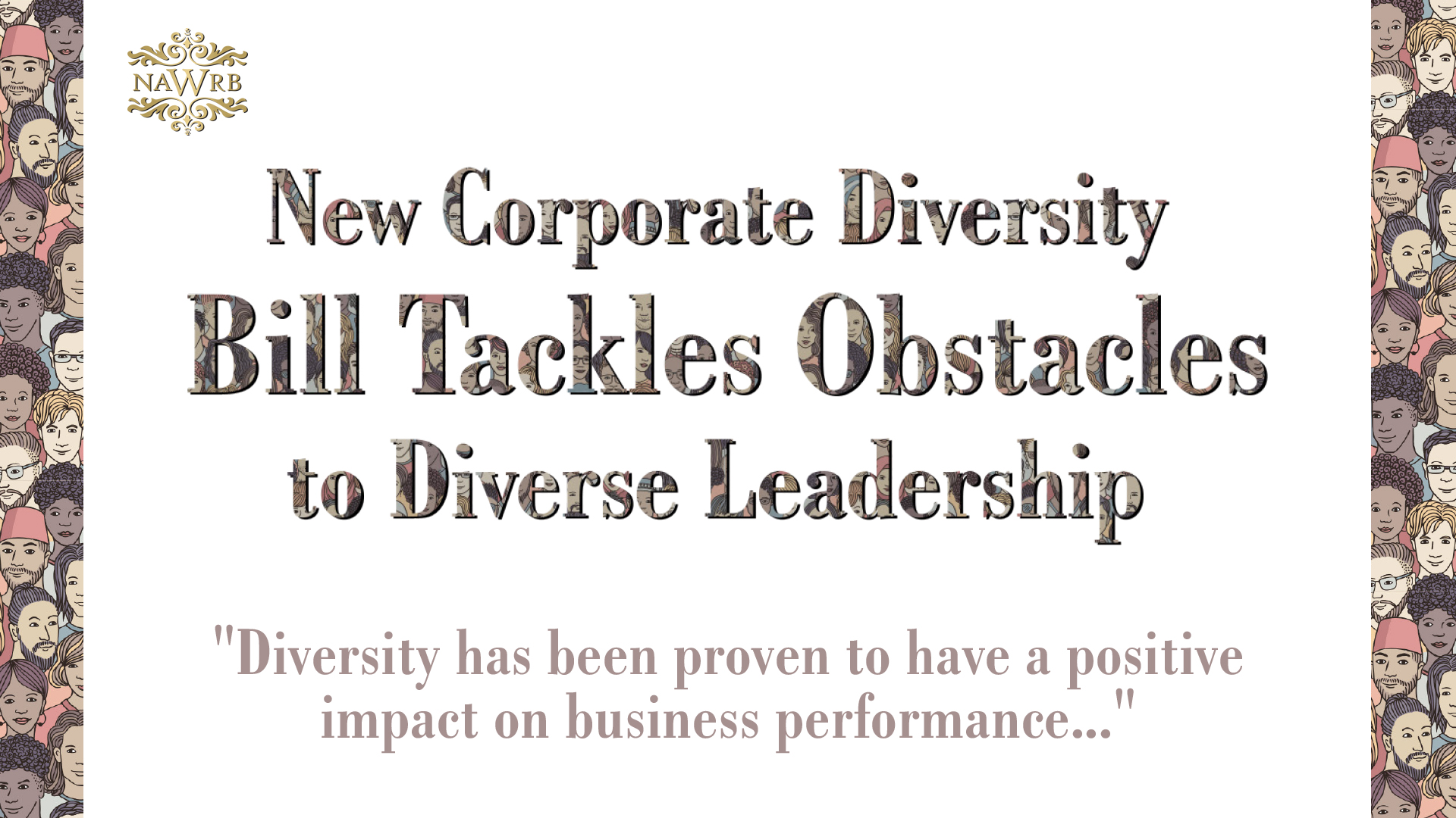 New Corporate Diversity Bill Tackles Obstacles to Diverse Leadership