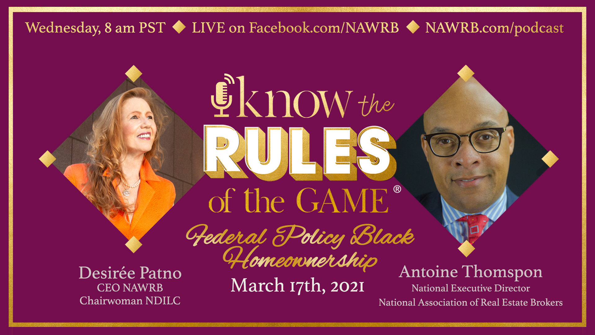 ALL-NEW Know the Rules of the Game Podcast: Federal Policy – Black Homeownership!