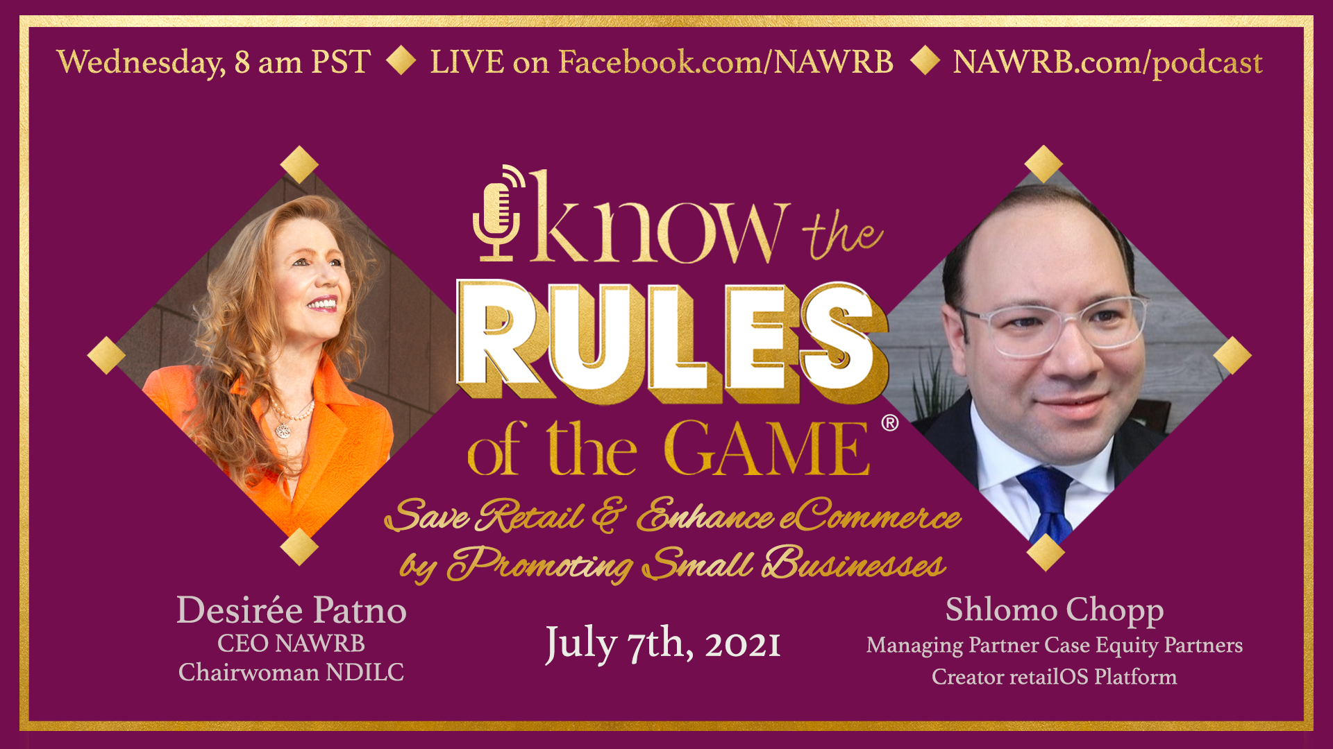 ALL NEW: Know the Rules of the Game Podcast, July 7th!